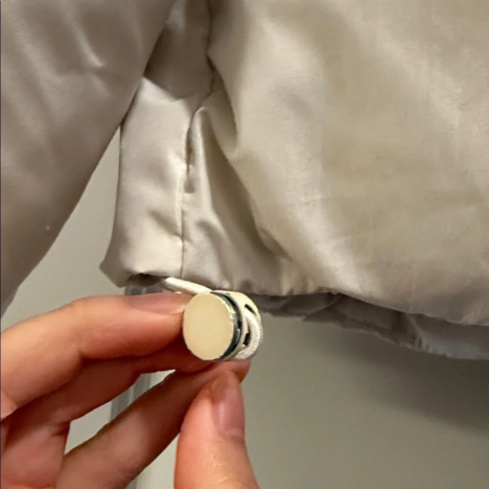 Zara Off-White Puffer Jacket - Picture 2 of 7